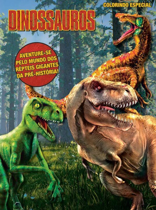 Livro Dinossauros - Colorindo especial