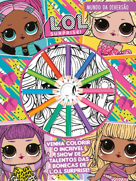 Livro LOL Surprise Mundo da Diversão