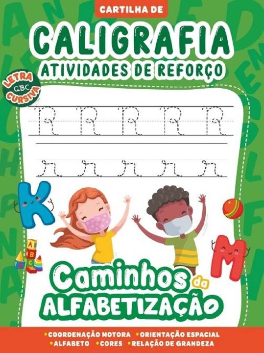 Livro Cartilha caminhos da alfabetização - caligrafia e a...