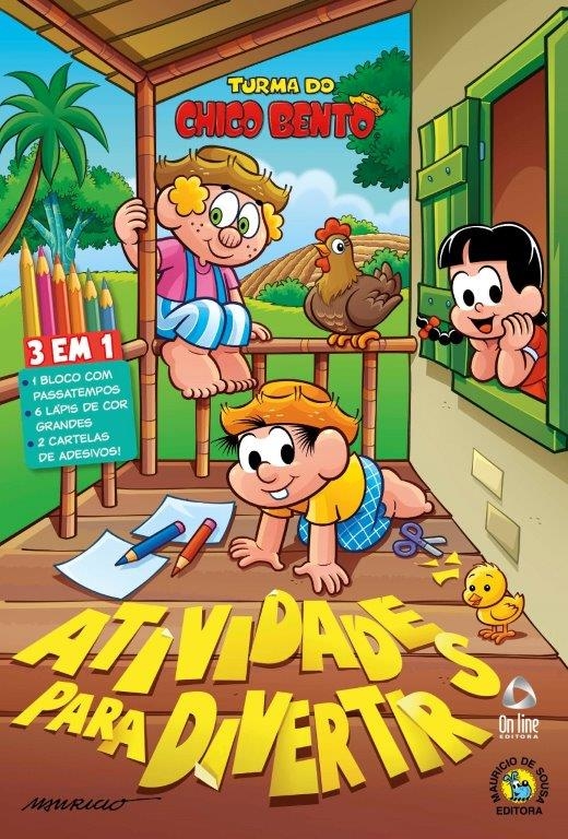 Livro Turma do Chico Bento - Atividades para divertir