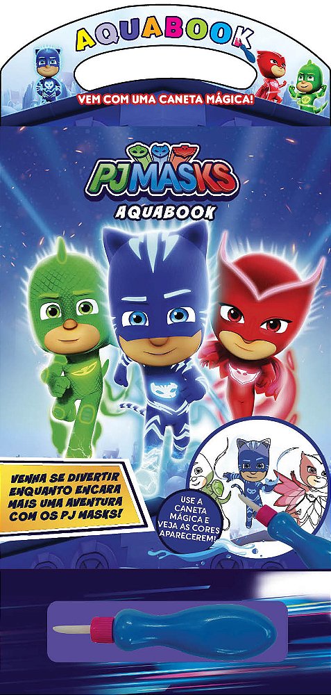 Livro Aquabook PJ Masks