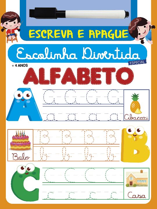 Livro Escolinha divertida especial - Alfabeto