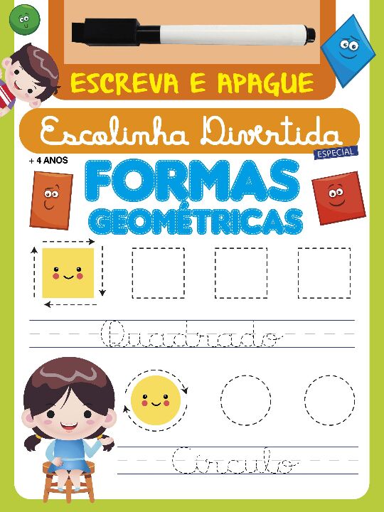 Livro Escolinha divertida especial - Formas geométricas