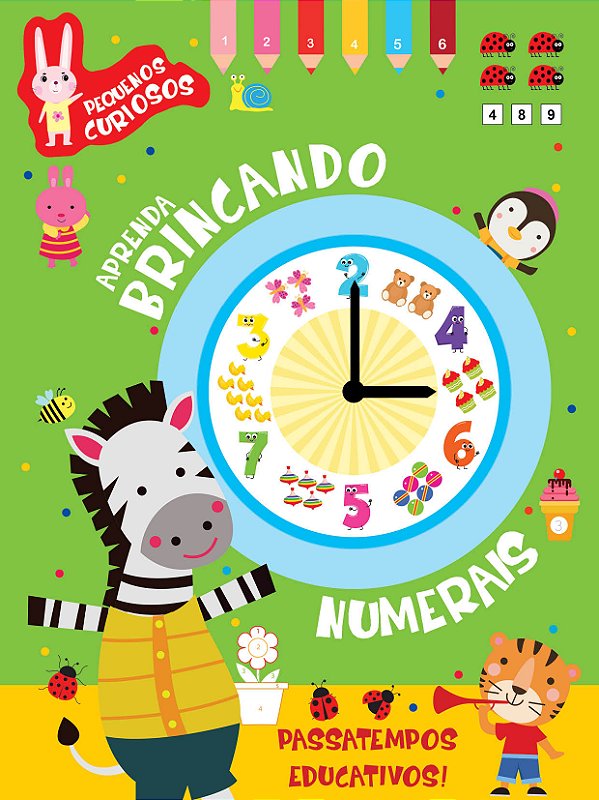 Livro Aprenda brincando - Numerais