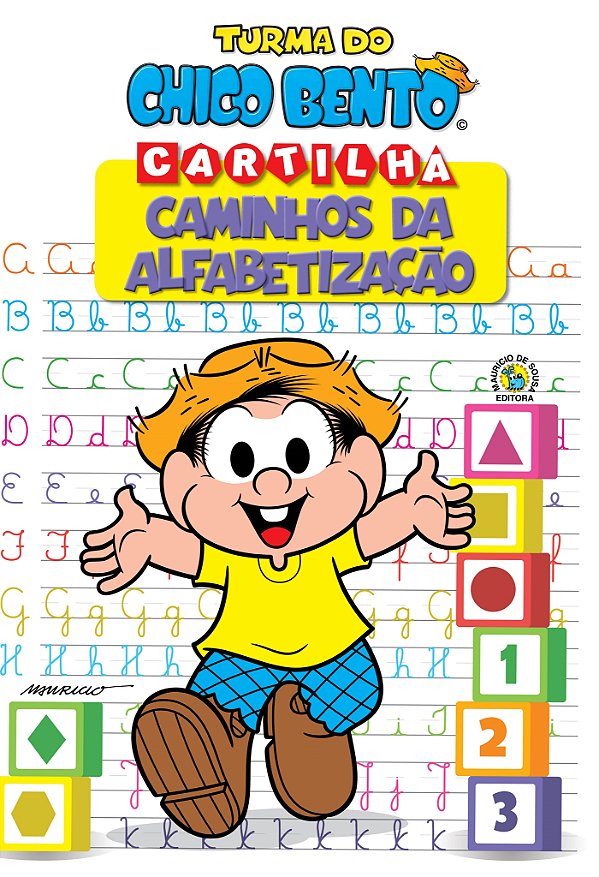 Livro Turma do Chico Bento: cartilha caminhos da alfabeti...