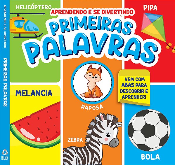 Livro Aprendendo e se divertindo - Primeiras palavras
