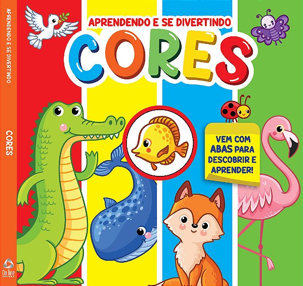 Livro Aprendendo e se divertindo - Cores
