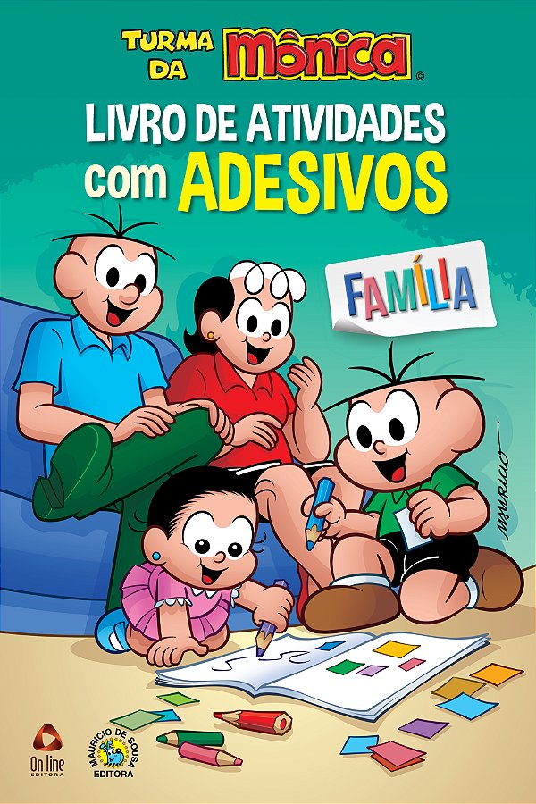 Livro Turma da Mônica - Livro de atividades com adesivos ...