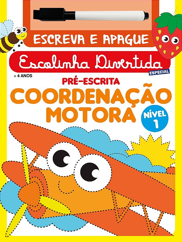 Livro Escolinha divertida especial - Coordenação motora -...