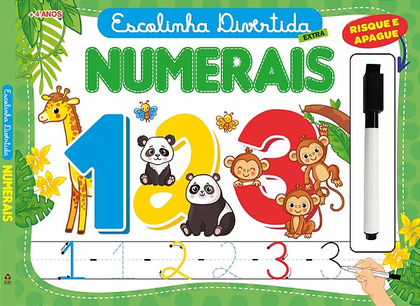 Livro Escolinha divertida extra - Números