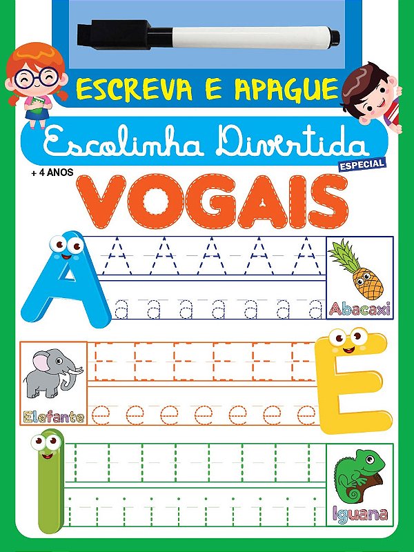 Livro Escolinha divertida especial - Vogais
