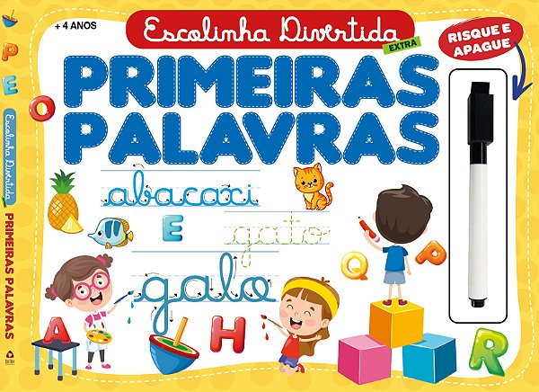 Livro Escolinha divertida extra - Primeiras palavras