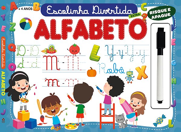 Livro Escolinha divertida extra - Alfabeto