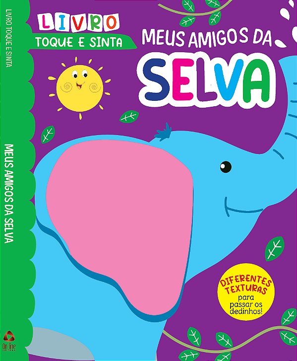 Livro Toque e sinta - Meus amigos da selva