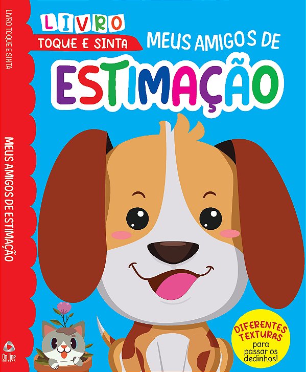 Livro Toque e sinta - Meus amigos de estimação