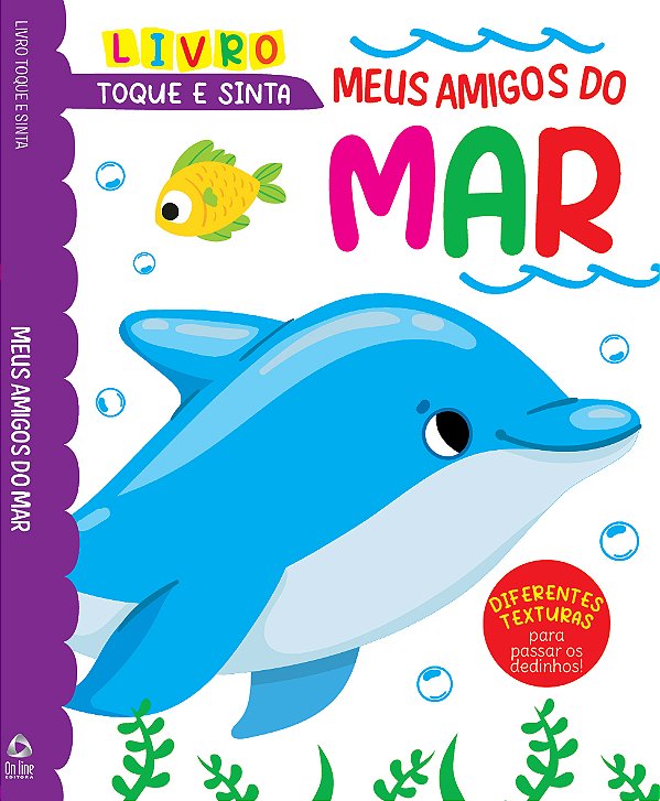Livro Toque e sinta - Meus amigos do mar