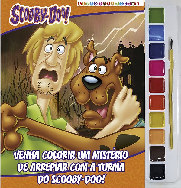Livro Scooby-Doo Livro para pintar com aquarela