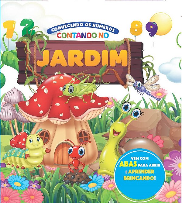 Livro Conhecendo os Números - Contando no Jardim