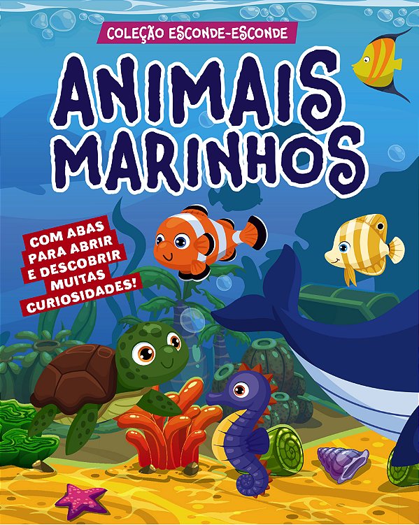 Livro Coleção Esconde-Esconde - Animais Marinhos