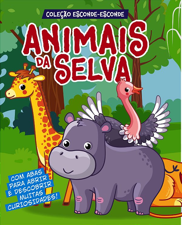 Livro Coleção Esconde-Esconde - Animais da Selva