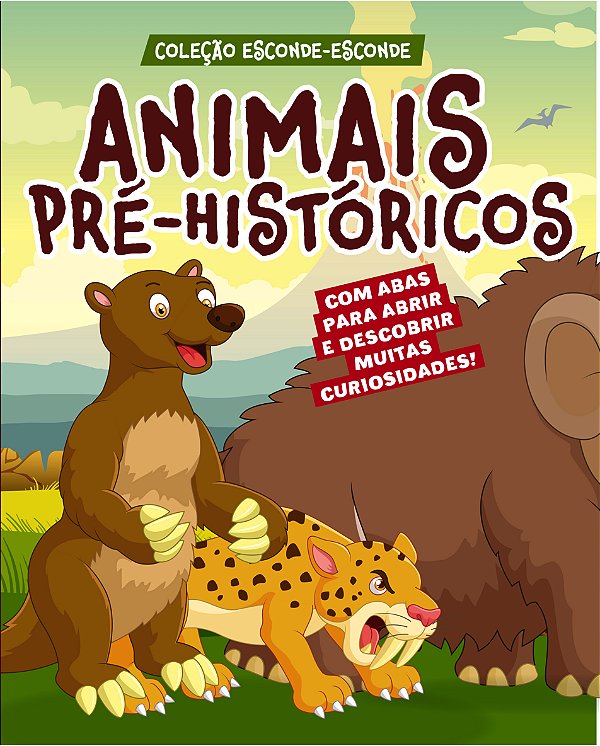 Livro Coleção Esconde-Esconde - Animais Pré-Históricos