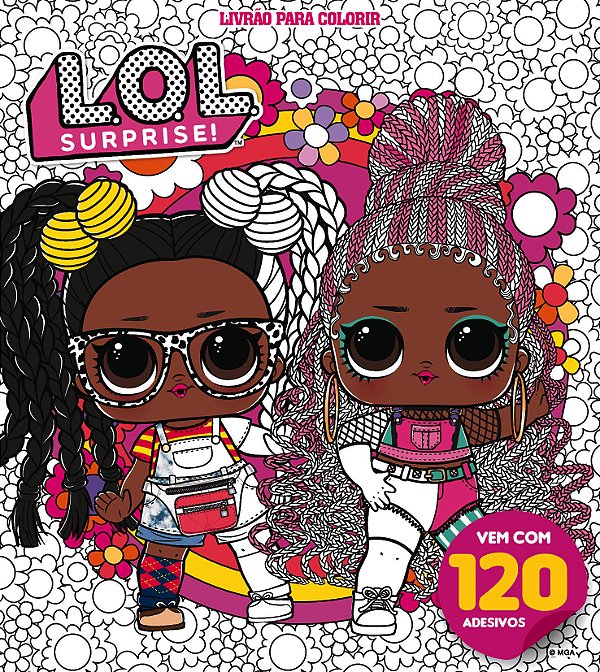 Livro Lol Surprise Livrão Para Colorir