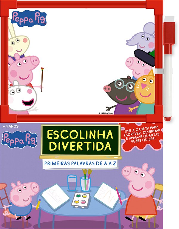 Livro Peppa Pig Série Escolinha Divertida