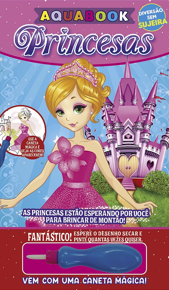 Livro Aquabook - Princesas