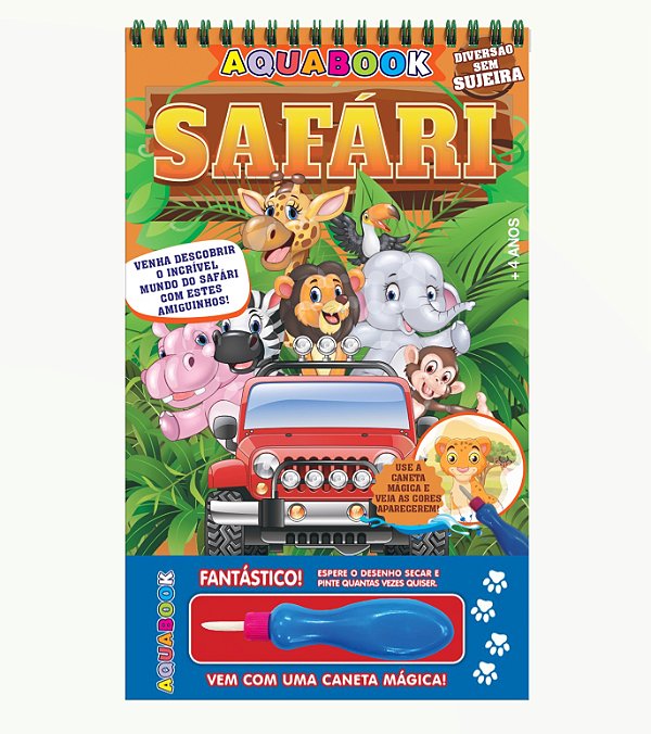 Livro Aquabook Safari
