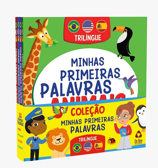 Livro Coleção Minhas primeiras palavras - Kit com 4 livro...
