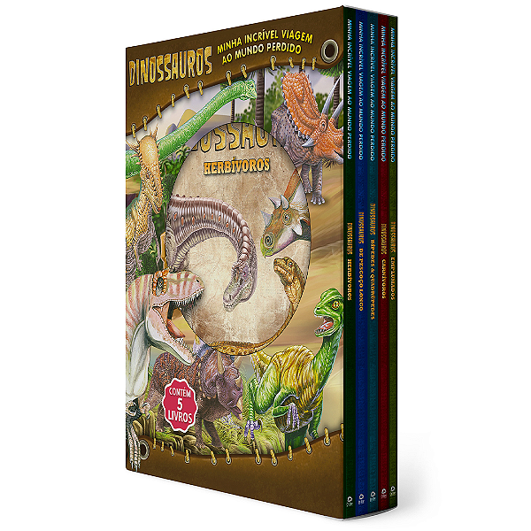 Livro Coleção Minha Incrível Viagem ao Mundo Perdido - Bo...