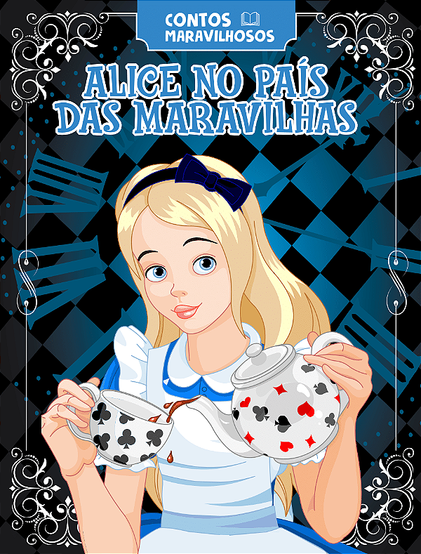 Livro Contos Maravilhosos - Alice no País das Maravilhas