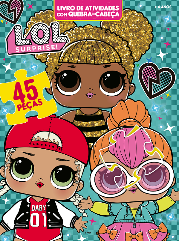 Livro L.O.L. Surprise - Livro de Atividades com Quebra-Ca...