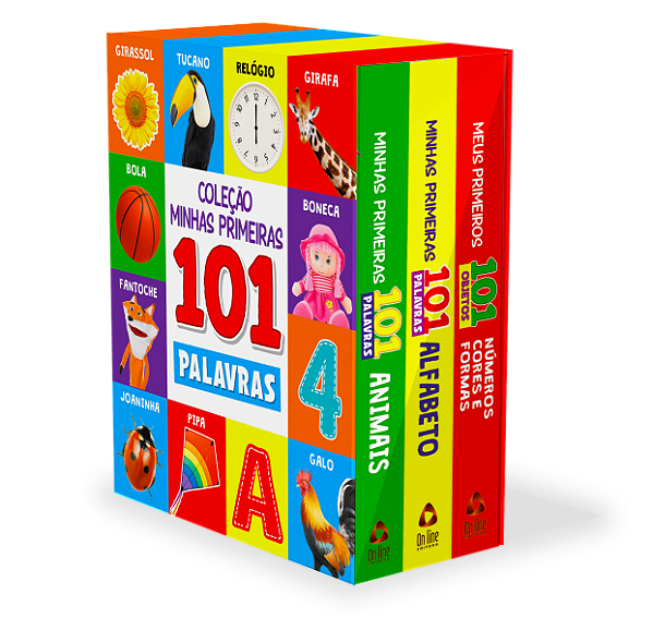 Livro Coleção Minhas Primeiras 101 Palavras - Box com 3 L...