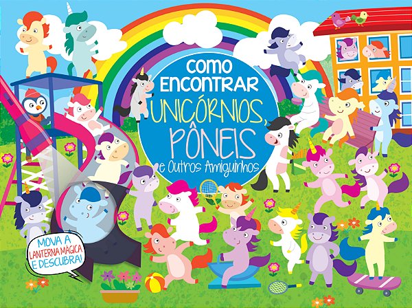 Livro Coleção Como Encontrar - Unicórnios e Pôneis e Outr...