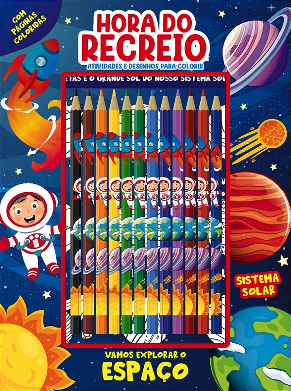 Livro Vamos Explorar o Espaço - Hora do Recreio