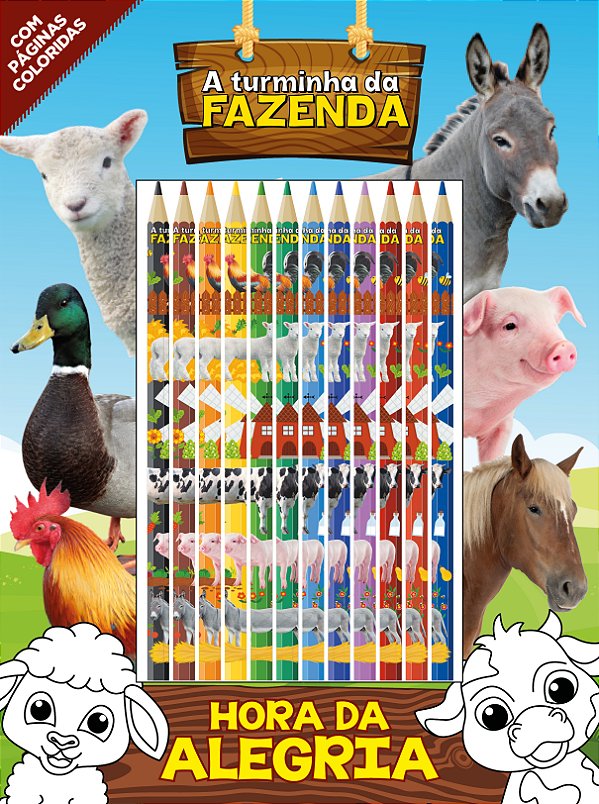 Livro A Turminha da Fazenda - Hora da Alegria