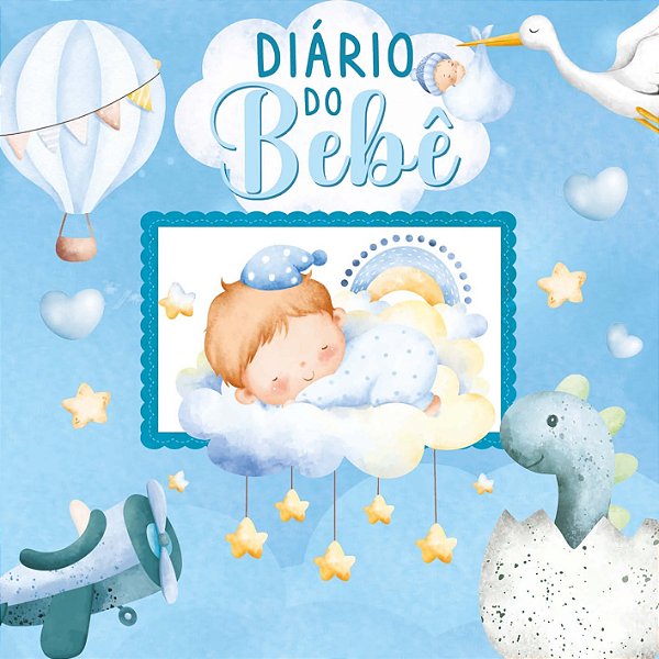 Livro Diário do Bebê - Meninos