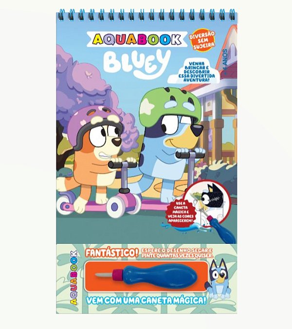 Livro Bluey - Aquabook