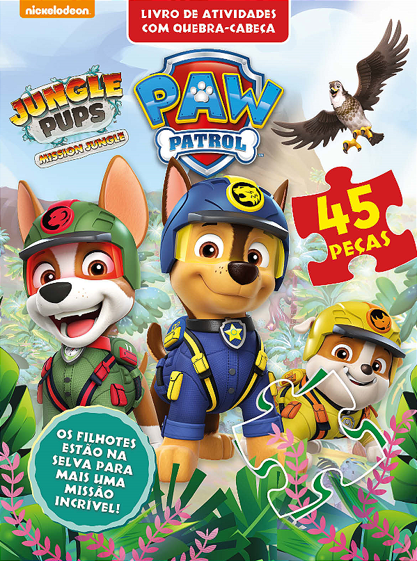 Livro Patrulha Canina Livro de Atividades com Quebra-Cabe...