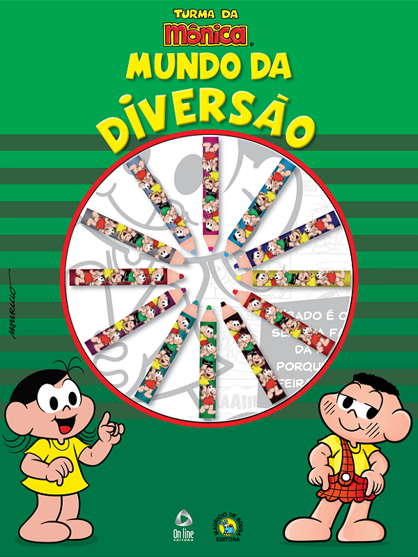 Livro Turma Da Mônica Mundo Da Diversão - Magali e Cascão