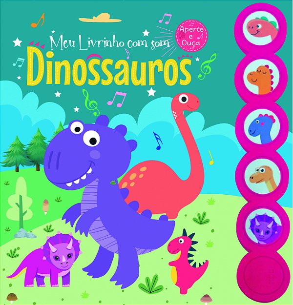 Livro Meu livrinho com som - Dinossauros - Livro sonoro