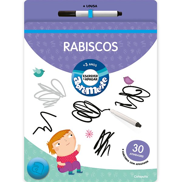 Livro Abremente escrever e apagar: rabiscos