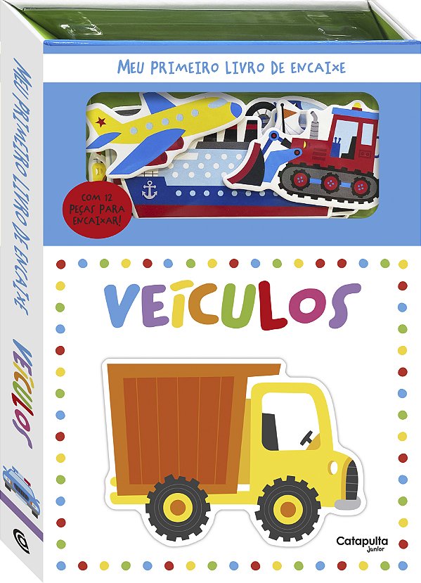 Livro Meu Primeiro Livro De Encaixe - Veículos