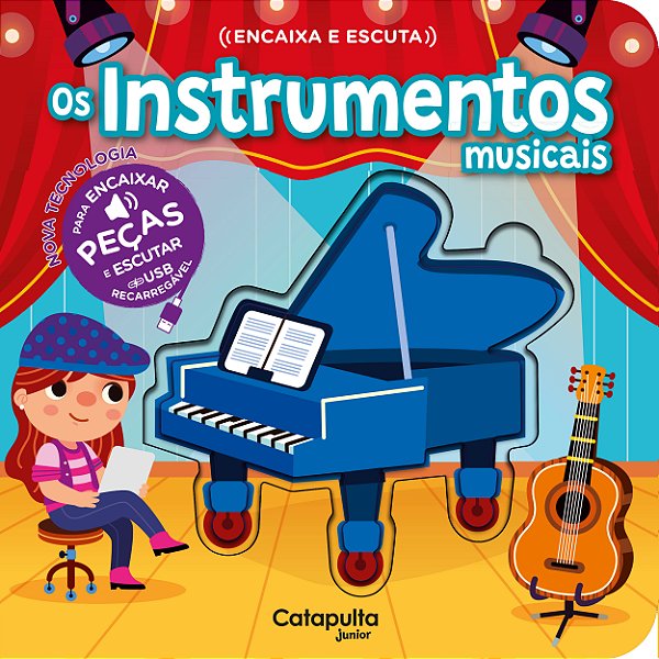 Livro Encaixa E Escuta: Os Instrumentos Musicais (Usb)