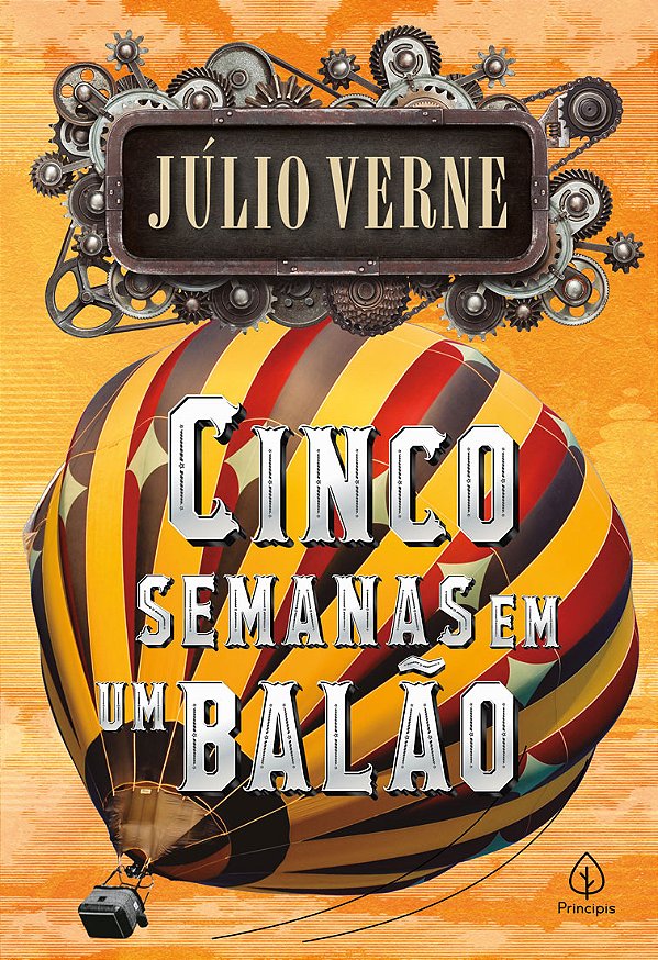 Livro Cinco semanas em um balão