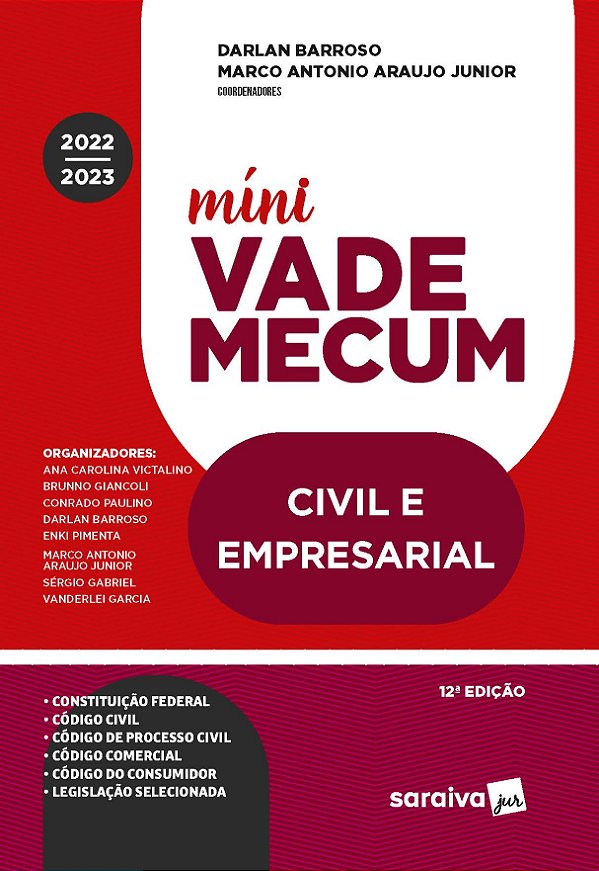 Livro Míni Vade Mecum civil e empresarial