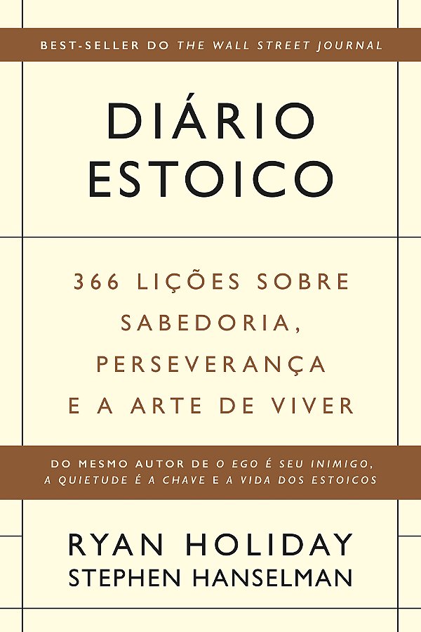 Livro Diário Estoico: 366 Lições Sobre Sabedoria, Perseve...