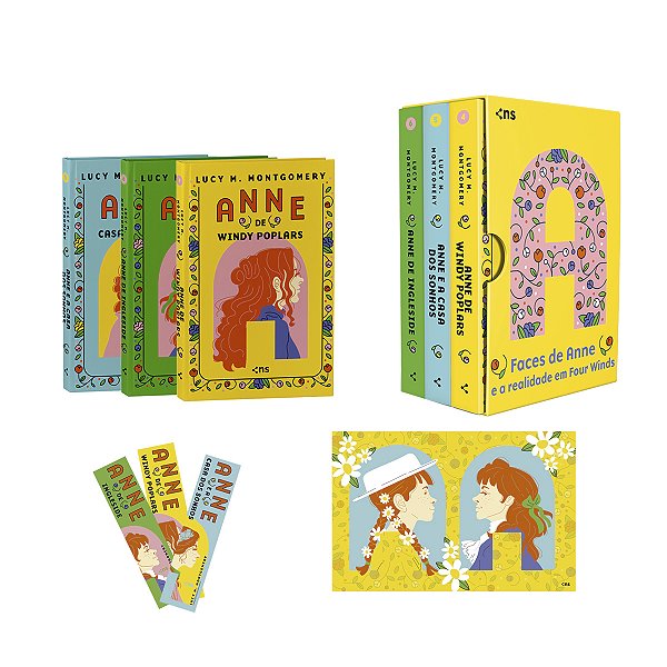 Livro Box Faces de Anne e a realidade em Four Winds: Ediç...