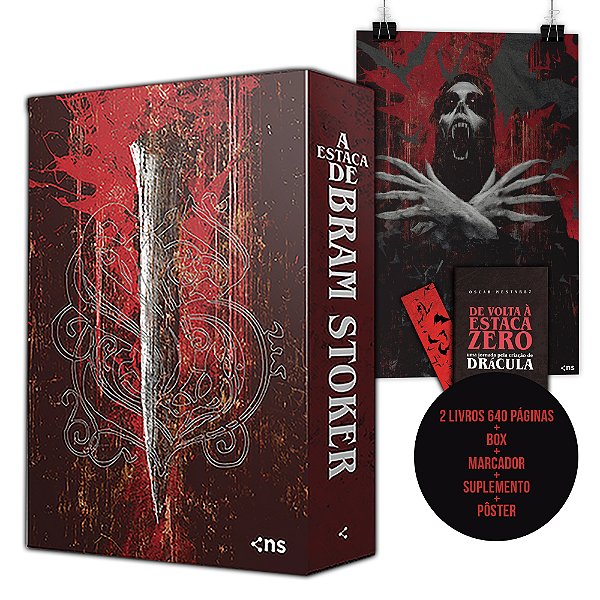 Livro Box Drácula - A estaca de Bram Stoker